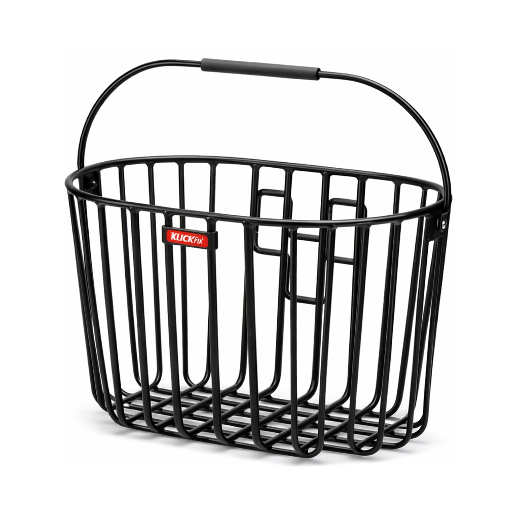 Klickfix Korb ALUMINO schwarz 16L ohne Adapter / 40 x 26 x 25cm / 0393KLIK