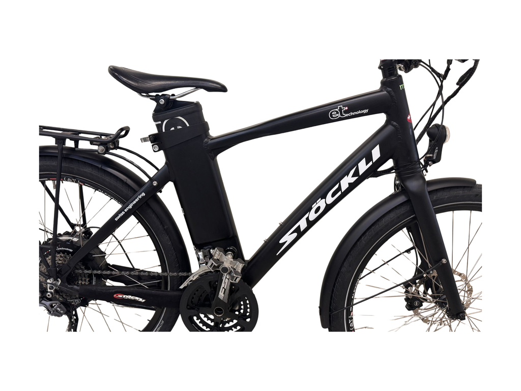 Stöckli ET1 – L – schwarz – 45km/h GEBRAUCHT (ohne Batterie)