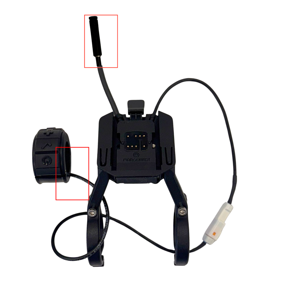 [40031000.7DE] Go SwissDrive Dockingstation für EVO Display BikeBus ab 2016 NEU (Cable outlet on the side, from driver away, separable, Rosenberger LAL-002 (Standart Evo Display))