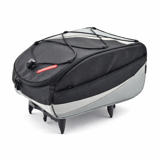 [50093000DE] Pletscher Ascona bicycle bag, black/grey